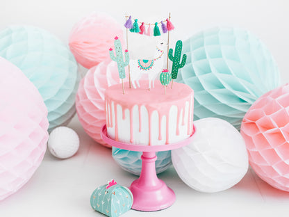 PartyDeco - כדור כוורת ורוד בהיר 30 ס"מ