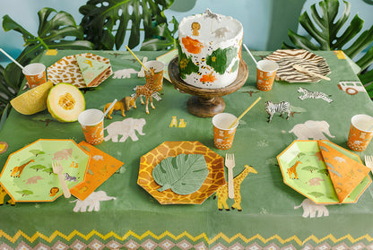 PartyDeco - מפת שולחן ספארי 180x120