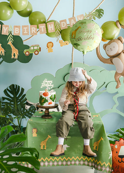 PartyDeco - מפת שולחן ספארי 180x120