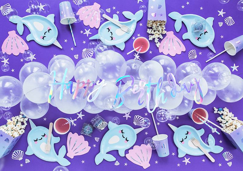 PartyDeco - קופסאות פופקורן חד-קרן ים