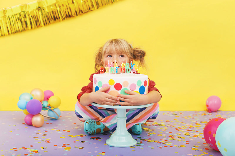PartyDeco - נרות יום הולדת Happy Birthday מיקס 2.5 ס"מ